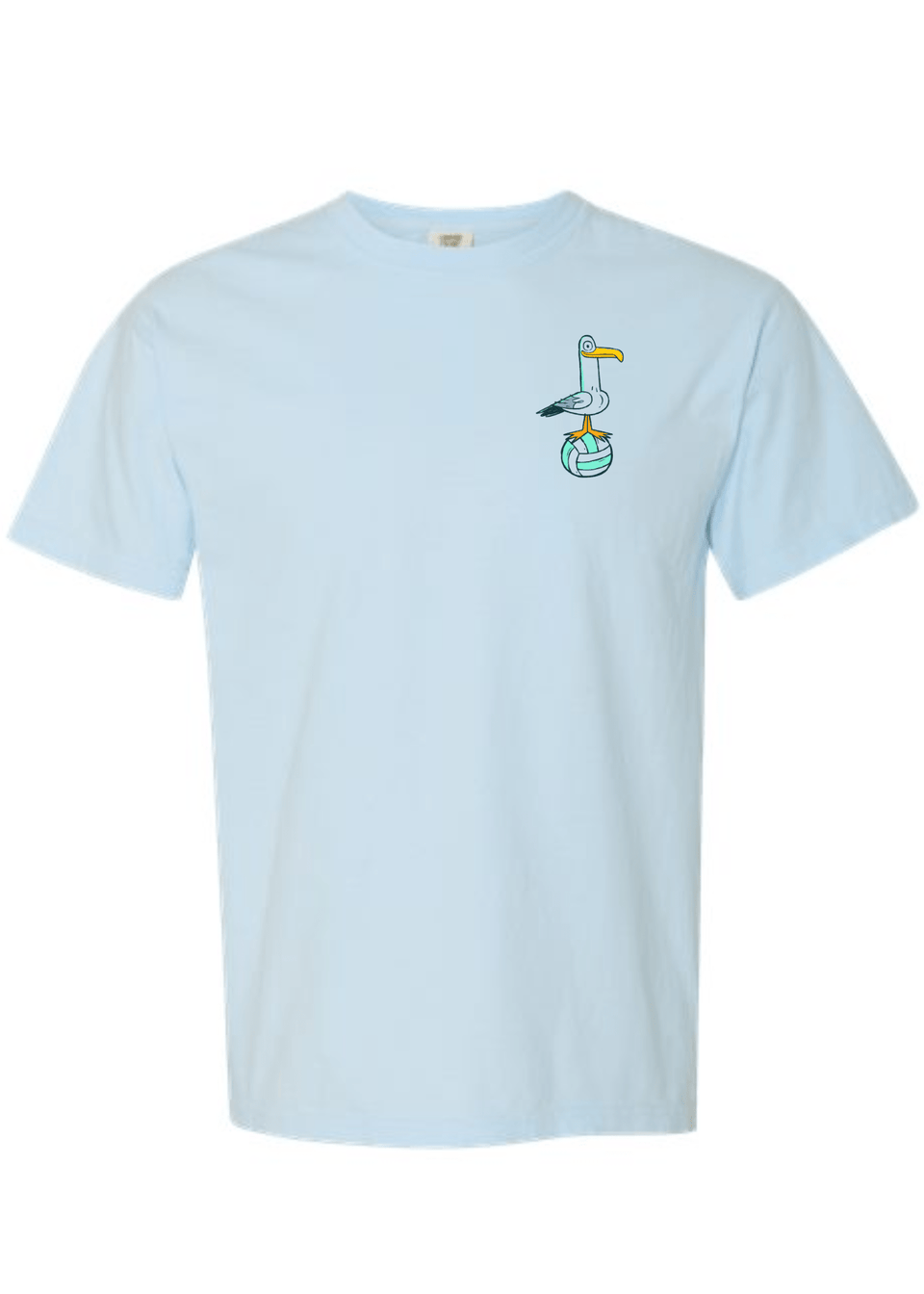 Mine Mine Mine Seagulls Volleyball Blue Tee